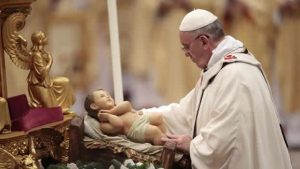 El Papa: Ante el pesebre pensemos en el drama de Tierra Santa