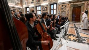 Francisco a la Fundación Arena de Verona: ¡Regalen felicidad a través del arte!