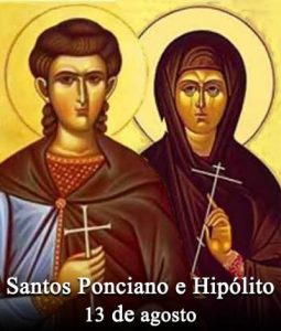 Santos Ponciano e Hipólito   Mártires