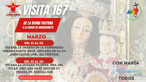 Recorrido de la Divina Pastora en su visita 167 a Barquisimeto (marzo 2025)