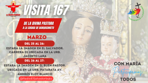 Recorrido de la Divina Pastora en su visita 167 a Barquisimeto (marzo 2025)